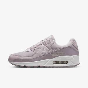 Scarpe Da Ginnastica Donna Nike Air Max 90 Viola Bianche | NK204KGN