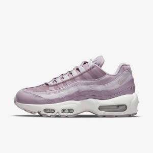 Scarpe Da Ginnastica Donna Nike Air Max 95 Viola Bianche Metal Argento | NK278YLM