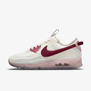 Scarpe Da Ginnastica Donna Nike Air Max Terrascape 90 Bianche Rosa Bordeaux | NK826FVD