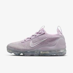 Scarpe Da Ginnastica Donna Nike Air VaporMax 2021 FK Rosa Chiaro Bianche Metal Argento Viola | NK046FDR