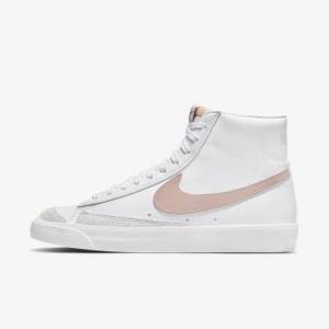 Scarpe Da Ginnastica Donna Nike Blazer Mid 77 Vintage Bianche Corallo Bianche Rosa | NK046XHL