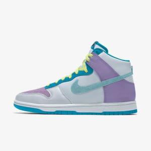 Scarpe Da Ginnastica Donna Nike Dunk High By You Custom Colorate | NK846IPS