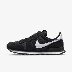 Scarpe Da Ginnastica Donna Nike Internationalist Nere Grigie Scuro Bianche | NK385TOF