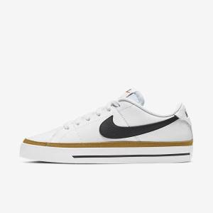 Scarpe Da Ginnastica Donna Nike NikeCourt Legacy Bianche Nere | NK849RMO