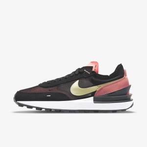 Scarpe Da Ginnastica Donna Nike Waffle One Nere Rosse Verdi Chiaro | NK103FSC