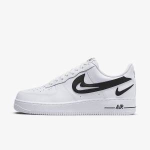 Scarpe Da Ginnastica Uomo Nike Air Force 1 07 Bianche Nere | NK651KAM