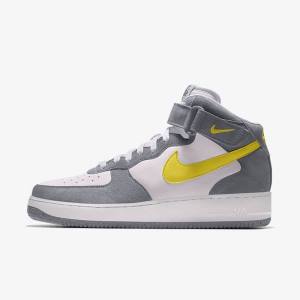 Scarpe Da Ginnastica Uomo Nike Air Force 1 Mid By You Custom Colorate | NK709YDX