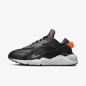 Scarpe Da Ginnastica Uomo Nike Air Huarache Nere Arancioni Grigie Bianche | NK027VJI