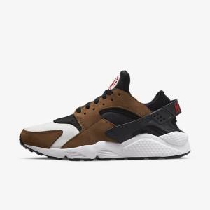 Scarpe Da Ginnastica Uomo Nike Air Huarache LE Nere Bianche Rosse | NK372XSF