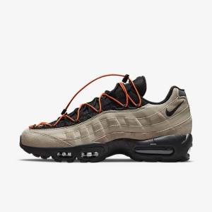 Scarpe Da Ginnastica Uomo Nike Air Max 95 Khaki Arancioni Nere | NK065NWH