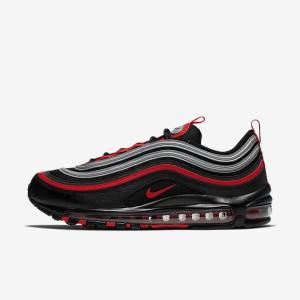 Scarpe Da Ginnastica Uomo Nike Air Max 97 Nere Metal Argento Rosse | NK403KVX