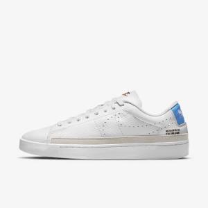 Scarpe Da Ginnastica Uomo Nike Blazer Low X Bianche Blu Chiaro Bianche | NK687MDK