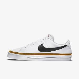 Scarpe Da Ginnastica Uomo Nike Court Legacy Bianche Nere | NK872VUA