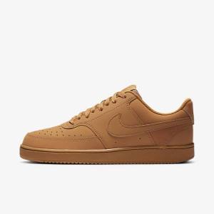 Scarpe Da Ginnastica Uomo Nike Court Vision Low Marroni | NK912TJW