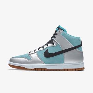 Scarpe Da Ginnastica Uomo Nike Dunk High By You Custom Colorate | NK372BLX