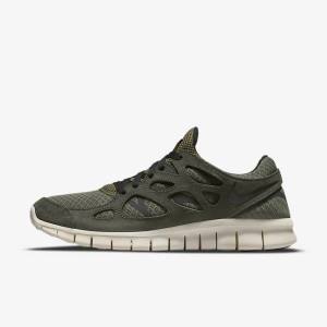 Scarpe Da Ginnastica Uomo Nike Free Run 2 Verde Oliva Nere | NK475UNV