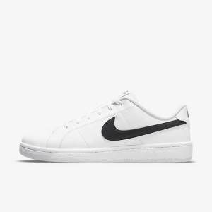 Scarpe Da Ginnastica Uomo Nike NikeCourt Royale 2 Next Nature Bianche Nere | NK081HOI