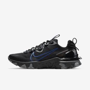 Scarpe Da Ginnastica Uomo Nike React Vision Nere Grigie Scuro Blu Reale | NK076QFP