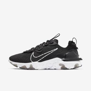 Scarpe Da Ginnastica Uomo Nike React Vision Nere Bianche | NK690ECX