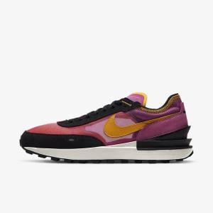 Scarpe Da Ginnastica Uomo Nike Waffle One Fucsia Nere Oro | NK764VEC