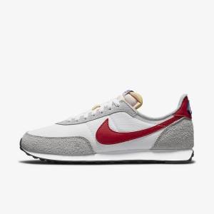 Scarpe Da Ginnastica Uomo Nike Waffle Trainer 2 Bianche Grigie Chiaro Blu Reale Rosse | NK140AHS