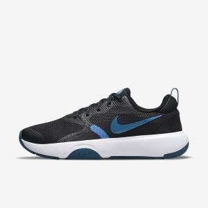 Scarpe Palestra Donna Nike City Rep TR Nere Blu Bianche | NK908UOH