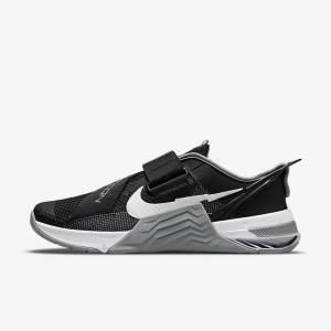 Scarpe Palestra Donna Nike Metcon 7 FlyEase Nere Grigie Bianche Platino | NK708XYU