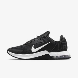 Scarpe Palestra Uomo Nike Air Max Alpha Trainer 4 Nere Grigie Scuro Bianche | NK301GNH