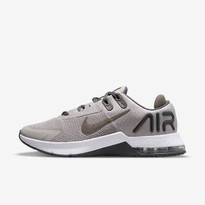 Scarpe Palestra Uomo Nike Air Max Alpha Trainer 4 Grigie Verde Oliva Grigie | NK614VZJ