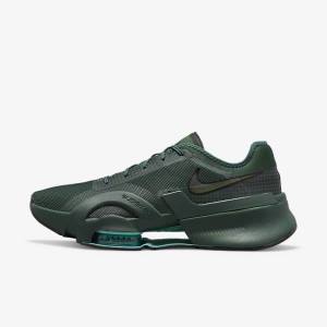 Scarpe Palestra Uomo Nike Air Zoom SuperRep 3 HIIT Class Verdi Verde Acqua Nere Colorate | NK843PID