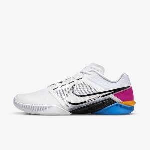 Scarpe Palestra Uomo Nike Zoom Metcon Turbo 2 Bianche Blu Rosa Nere | NK081RXM