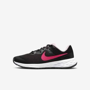 Scarpe Running Bambino Nike Revolution 6 Older Strada Nere Rosa | NK102KPD