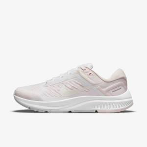 Scarpe Running Donna Nike Air Zoom Structure 24 Strada Bianche Rosa Chiaro Grigie Verdi | NK108NRT