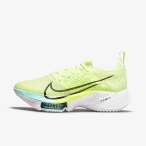 Scarpe Running Donna Nike Air Zoom Tempo NEXT% Strada Bianche Verdi Verde Acqua Verde Acqua | NK046OZL