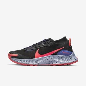 Scarpe Running Donna Nike Pegasus Trail 3 GORE-TEX Impermeabili Trail Nere Mangue Chiaro Rosse | NK429RSZ