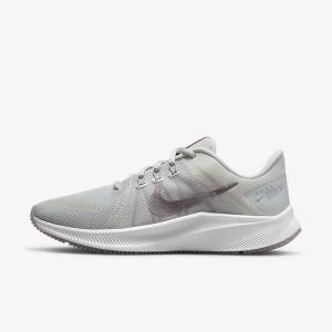 Scarpe Running Donna Nike Quest 4 Premium Strada Nere Rosa Grigie Scuro Bianche | NK371BKZ