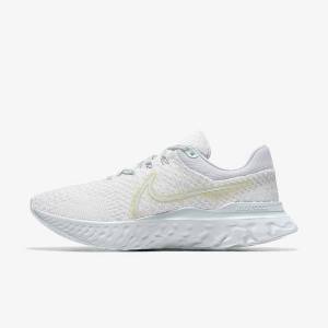 Scarpe Running Donna Nike React Infinity Run 3 By You Custom Strada Bianche | NK918THP