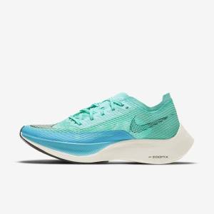 Scarpe Running Donna Nike ZoomX Vaporfly Next% 2 Strada Racing Bianche Metal Argento Nere | NK437JQV