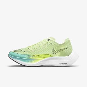 Scarpe Running Donna Nike ZoomX Vaporfly Next% 2 Strada Racing Nere Metal Oro Bianche | NK714OTZ