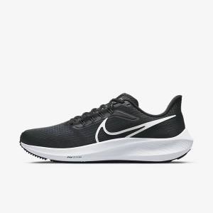 Scarpe Running Uomo Nike Air Zoom Pegasus 39 Strada Nere Grigie Scuro Bianche | NK791KBN