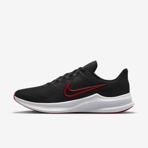 Scarpe Running Uomo Nike Downshifter 11 Strada Nere Bianche Grigie Scuro Rosse | NK698OHE