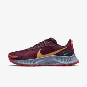 Scarpe Running Uomo Nike Pegasus Trail 3 Trail Nere Rosse Chiaro Marroni | NK281AVT