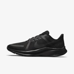 Scarpe Running Uomo Nike Quest 4 Strada Nere Grigie Scuro | NK920KLJ