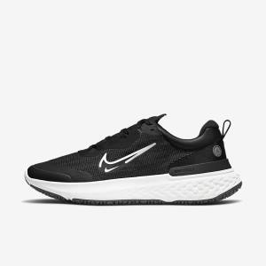 Scarpe Running Uomo Nike React Miler 2 Shield Weatherised Strada Nere Grigie Chiaro Platino | NK149TKF