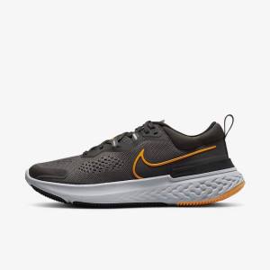 Scarpe Running Uomo Nike React Miler 2 Strada Grigie Nere Grigie | NK258NGY