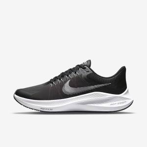 Scarpe Running Uomo Nike Winflo 8 Strada Nere Grigie Scuro Bianche | NK847HPR