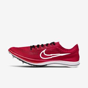 Scarpe Running Uomo Nike ZoomX Dragonfly Bowerman Pista Club Athletics Distance Spikes Rosse Nere Bianche | NK621ZQD