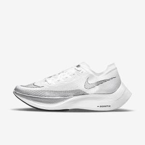 Scarpe Running Uomo Nike ZoomX Vaporfly Next% 2 Strada Racing Nere Metal Oro Bianche | NK324JNX