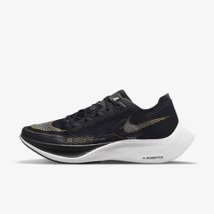 Scarpe Running Uomo Nike ZoomX Vaporfly Next% 2 Strada Racing Bianche Verde Acqua Nere Rosa | NK483SOV