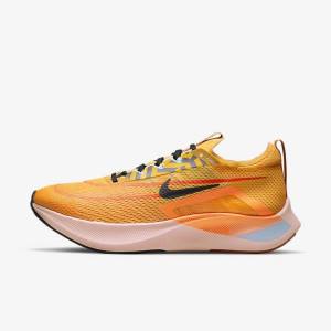 Scarpe Running Uomo Nike Zoom Fly 4 Strada Nere Blu Bianche | NK058WYA